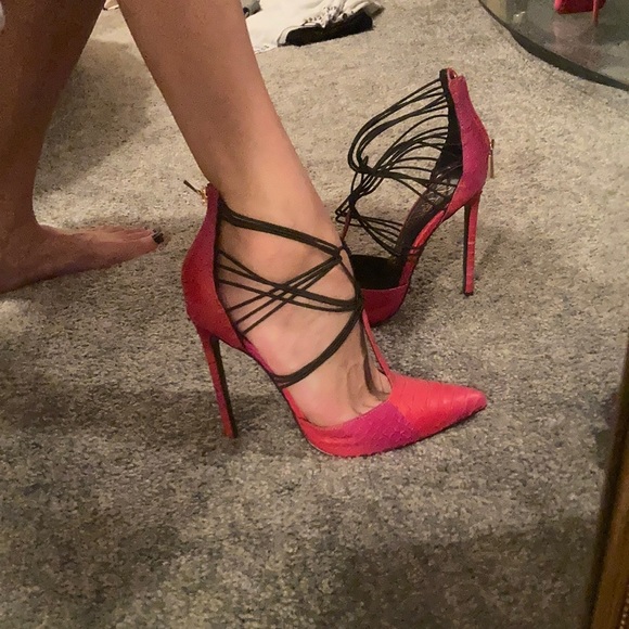 lust for life Shoes - Lust for life pink strap it heels